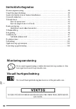 Preview for 90 page of Pressalit R8661 Operation And Maintenance Manual