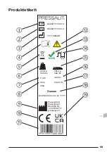 Preview for 99 page of Pressalit R8661 Operation And Maintenance Manual