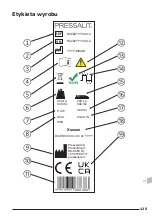 Preview for 125 page of Pressalit R8661 Operation And Maintenance Manual