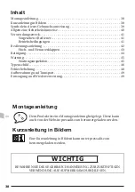 Preview for 38 page of Pressalit R8711 Operation And Maintenance Manual