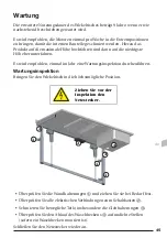 Preview for 45 page of Pressalit R8711 Operation And Maintenance Manual