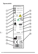 Preview for 46 page of Pressalit R8711 Operation And Maintenance Manual