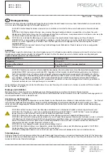 Предварительный просмотр 5 страницы Pressalit R9113 Mounting Instruction