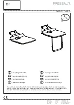 Preview for 1 page of Pressalit VALUE IV R1620 Mounting Instruction