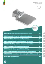 Pressalit VALUE R1610 Operation And Maintenance Manual preview