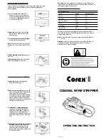 Preview for 2 page of Pressmaster CX 202 Operating Instructions