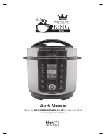 Preview for 1 page of PRESSURE KING PRO SC-100S User Manual