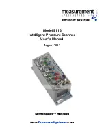 Preview for 1 page of Pressure Systems NetScanner 9116 User Manual