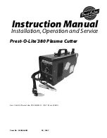 Prest-O-Lite 380 Instruction Manual preview