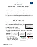 Preview for 8 page of Prestan AED UltraTrainer Instructions Manual