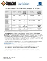 Preview for 2 page of Prestan PP-IM-100 Use And Care Instructions Manual