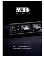 PRESTEL+GEMMER RALLYEMASTER SPORT Assembly And Operating Instructions preview