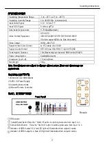 Предварительный просмотр 2 страницы Prestel FM-42 Operating Instructions