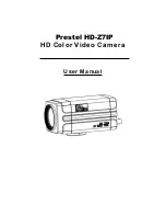 Preview for 1 page of Prestel HD-Z7IP User Manual