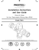 Предварительный просмотр 1 страницы Prestex P404 Installation Instructions And User Manual