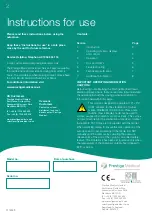 Preview for 2 page of Prestige medical Classic Media 210047 User Manual