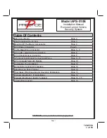 Preview for 1 page of Prestige APS-510E Installation Manual