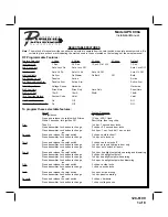 Prestige APS 800a Installation Manual preview