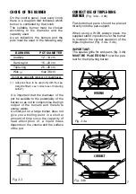 Предварительный просмотр 7 страницы Prestige PR 60 FSDODF Instructions For Use Manual