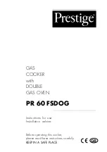 Prestige PR 60 FSDOG Instructions For Use Manual предпросмотр