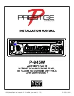 Prestige Prestige P945W Installation Manual preview