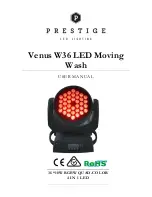 Prestige Venus W36 User Manual preview