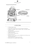 Предварительный просмотр 6 страницы Prestige Vivid S150W Moving Spot User Manual