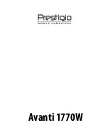 Prestigio Avanti 1770W Manual preview