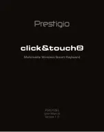 Предварительный просмотр 1 страницы Prestigio Click&Touch 2 User Manual