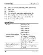 Preview for 8 page of Prestigio Click&Touch 2 User Manual