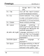 Preview for 14 page of Prestigio Click&Touch 2 User Manual