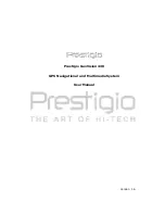 Предварительный просмотр 1 страницы Prestigio GeoVision 430 User Manual