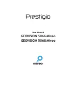 Preview for 1 page of Prestigio GEOVISION 5066 Mireo User Manual