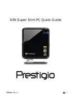 Предварительный просмотр 1 страницы Prestigio ION Super Slim series Quick Manual