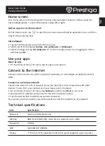 Preview for 3 page of Prestigio multipad Quick Start Manual