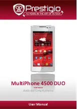 Предварительный просмотр 1 страницы Prestigio MultiPhone 4500 DUO User Manual