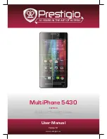 Prestigio MultiPhone 5430 User Manual предпросмотр