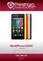 Preview for 1 page of Prestigio MultiPhone 5500 User Manual