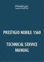 Preview for 1 page of Prestigio NOBILE 1560 Service Manual