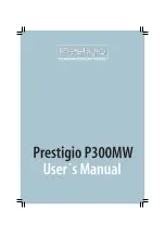 Prestigio P300MW User Manual preview