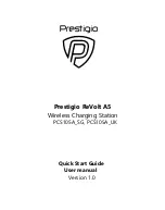 Preview for 1 page of Prestigio PCS105A SG Quick Start Manual