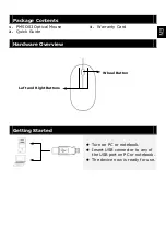 Preview for 1 page of Prestigio PMSO03 Quick Manual