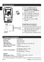 Предварительный просмотр 2 страницы Prestigio PMSOW05 Series Manual