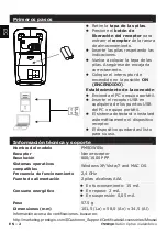 Предварительный просмотр 14 страницы Prestigio PMSOW05 Series Manual