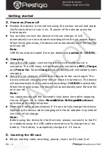 Preview for 2 page of Prestigio Roadrunner 500 Quick Start Manual