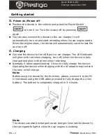 Preview for 2 page of Prestigio Roadrunner HD1 Quick Start Manual