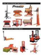 Предварительный просмотр 20 страницы Presto Lifts DBP Series Installation, Operation And Service Manual