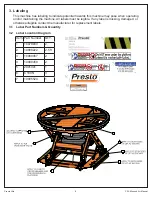 Предварительный просмотр 8 страницы Presto Lifts P3 All-Around Air Owner'S Manual