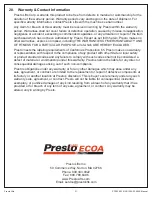 Preview for 31 page of Presto Lifts PowerStak PPS2200-101AS Owner'S Manual