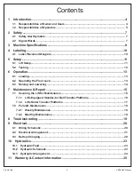 Preview for 2 page of Presto Lifts XBP68-05 Owner'S Manual